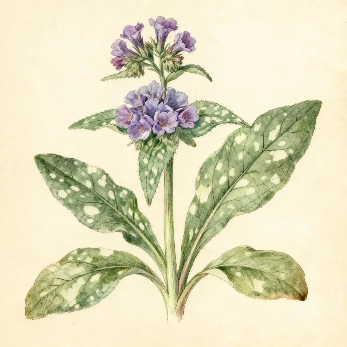 Lungwort (Pulmonaria longifolia 'Bertram Anderson')