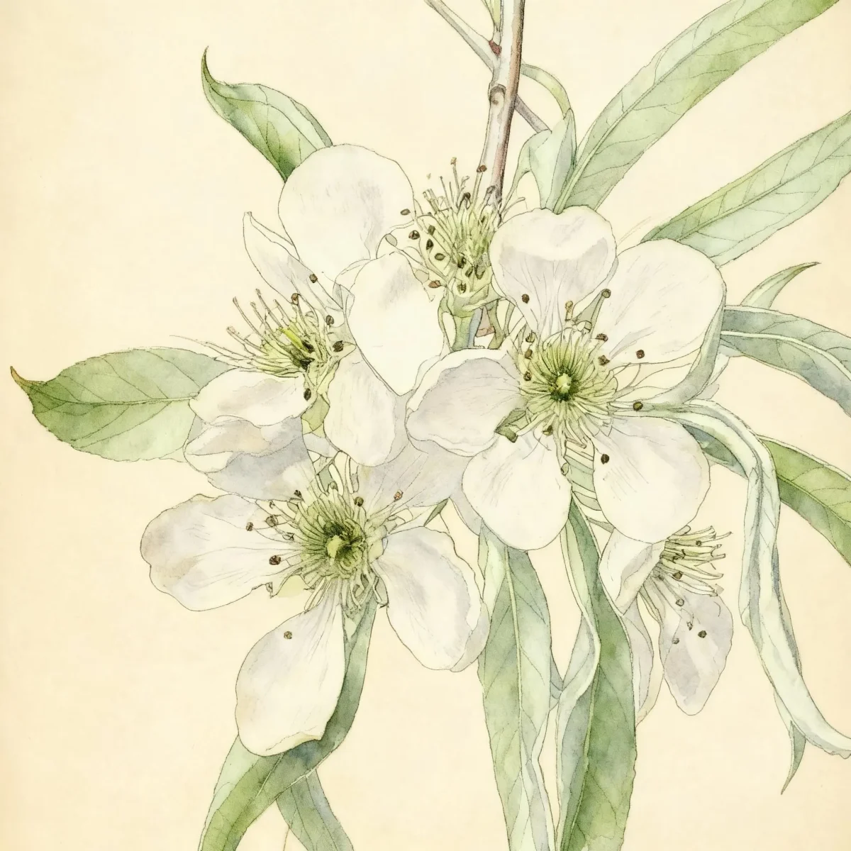 Willowleaf pear (Pyrus salicifolia 'Silver Frost')