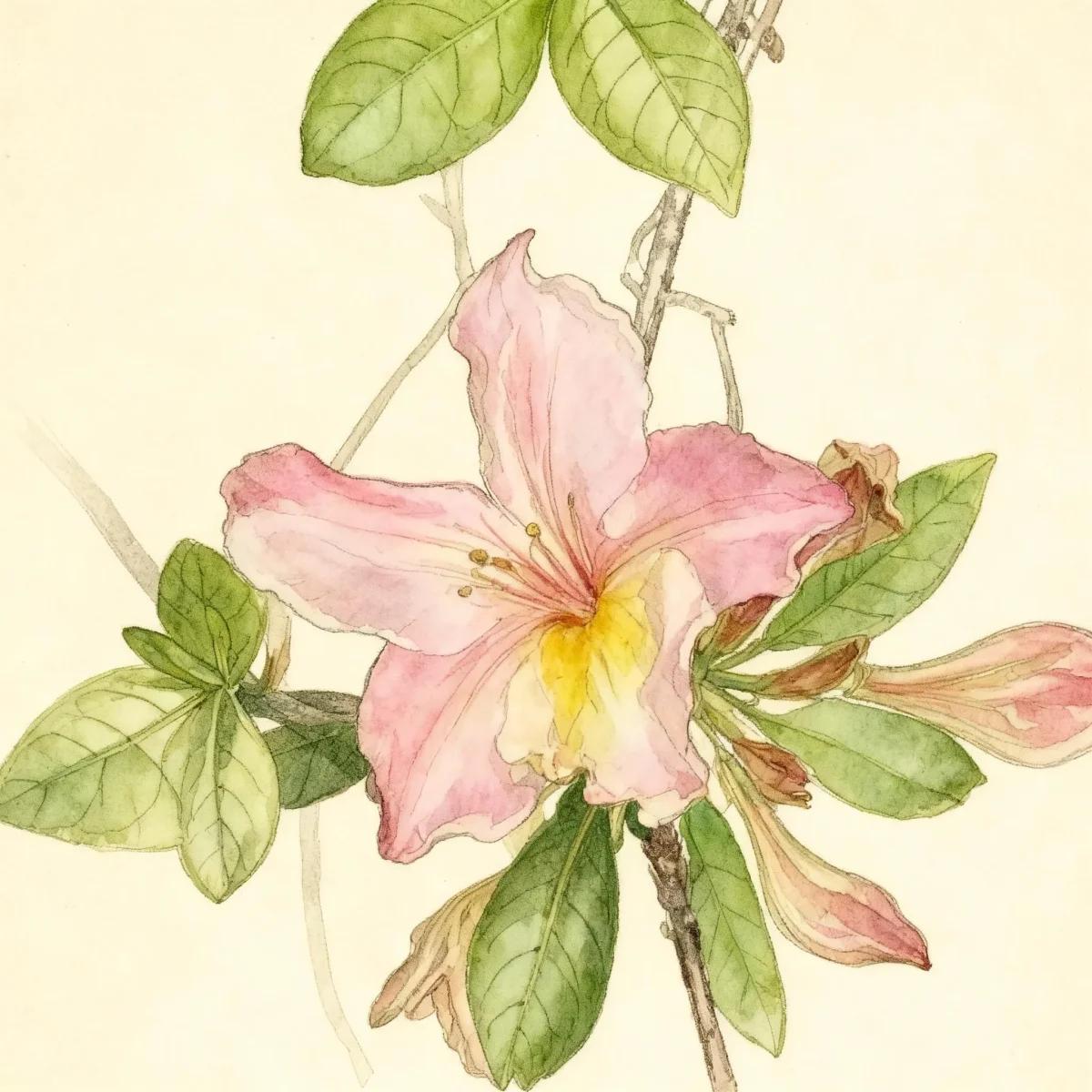 Deciduous azalea (Rhododendron 'Beaulieu')