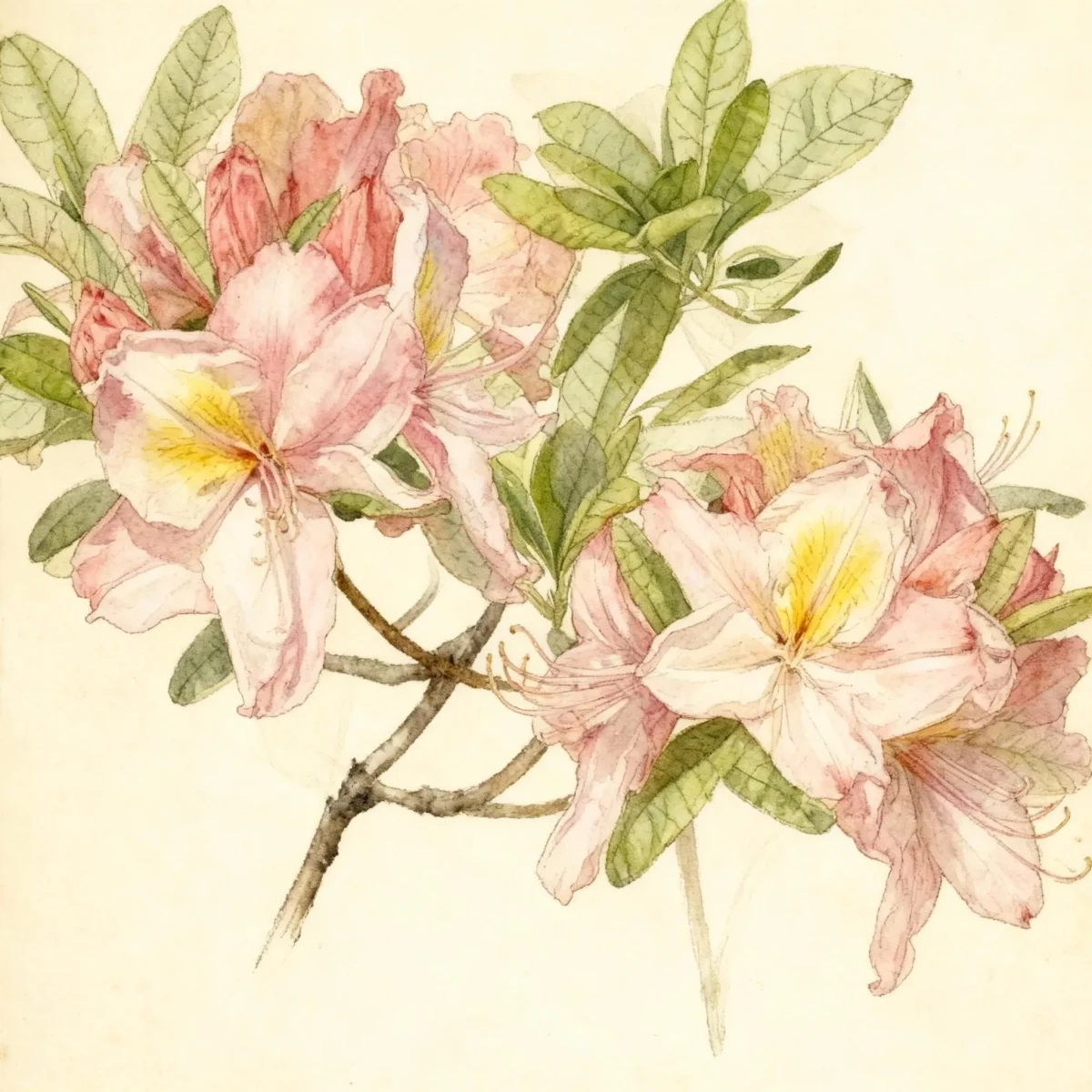 Deciduous azalea (Rhododendron 'Cecile')