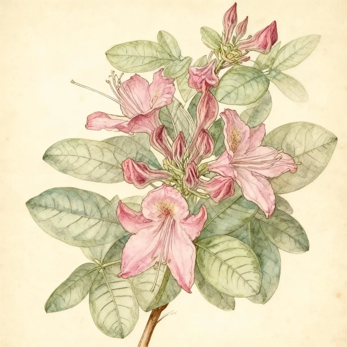 Azalea (Rhododendron 'Jolie Madame')