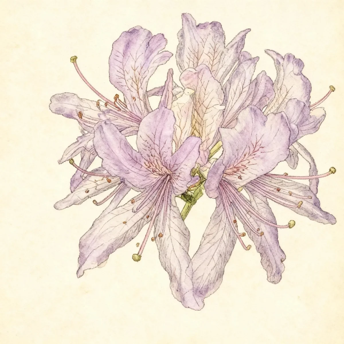 Deciduous azalea (Rhododendron 'Orchid Lights')