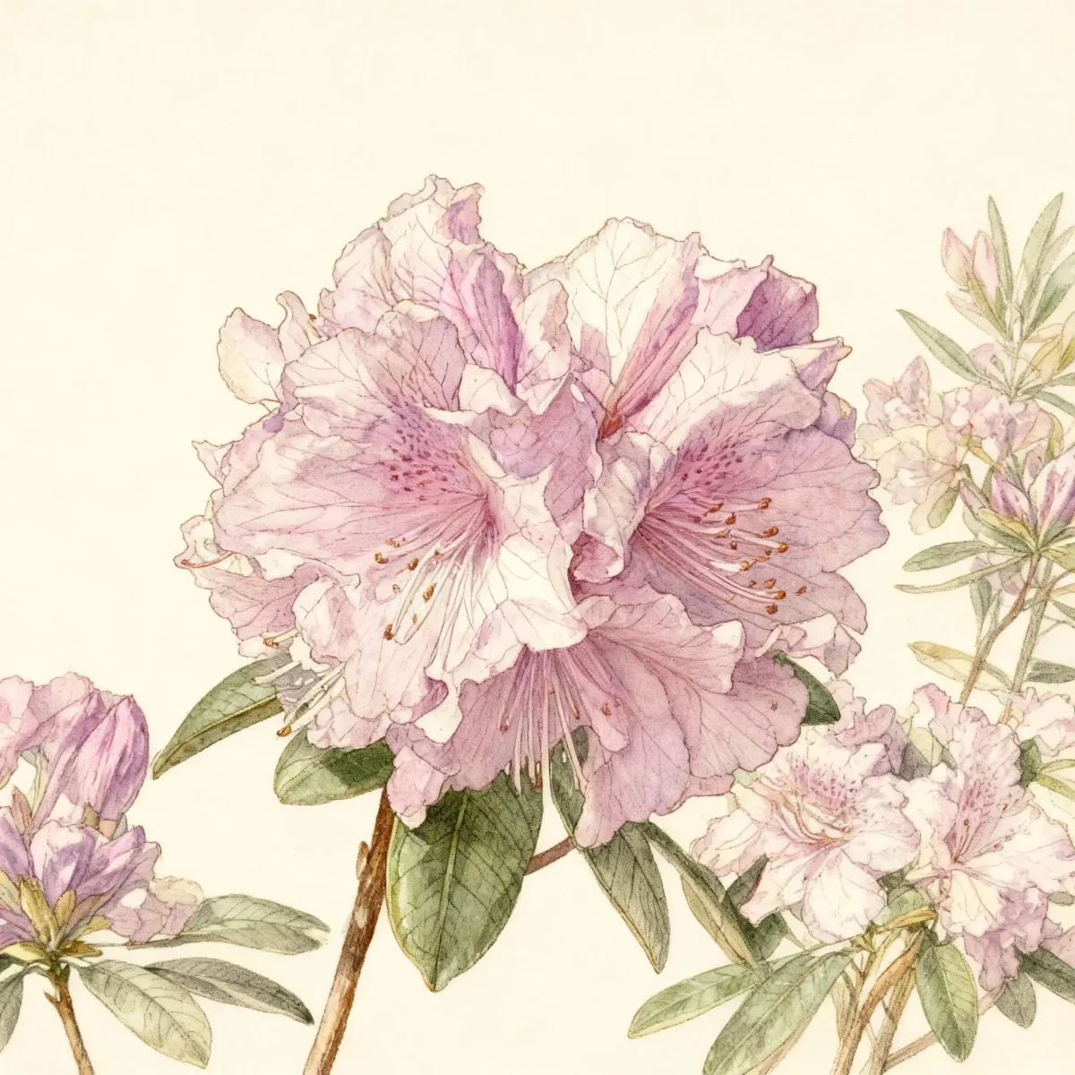 Rhododendron (Rhododendron 'P.J.M. Elite')