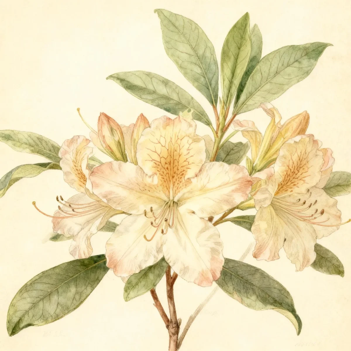 Deciduous azalea (Rhododendron 'Umpqua Queen')