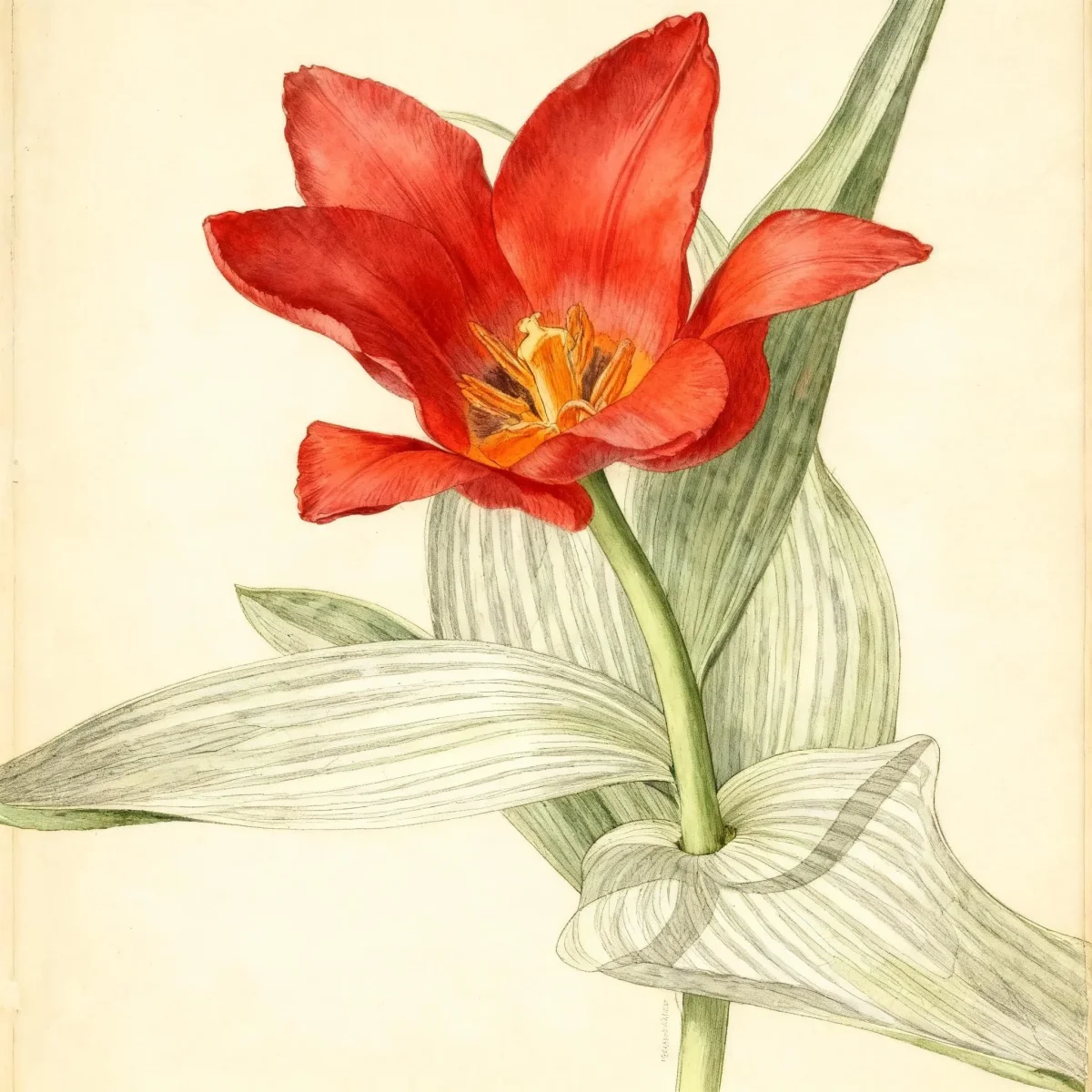 Greigii tulip (Tulipa 'Red Riding Hood')