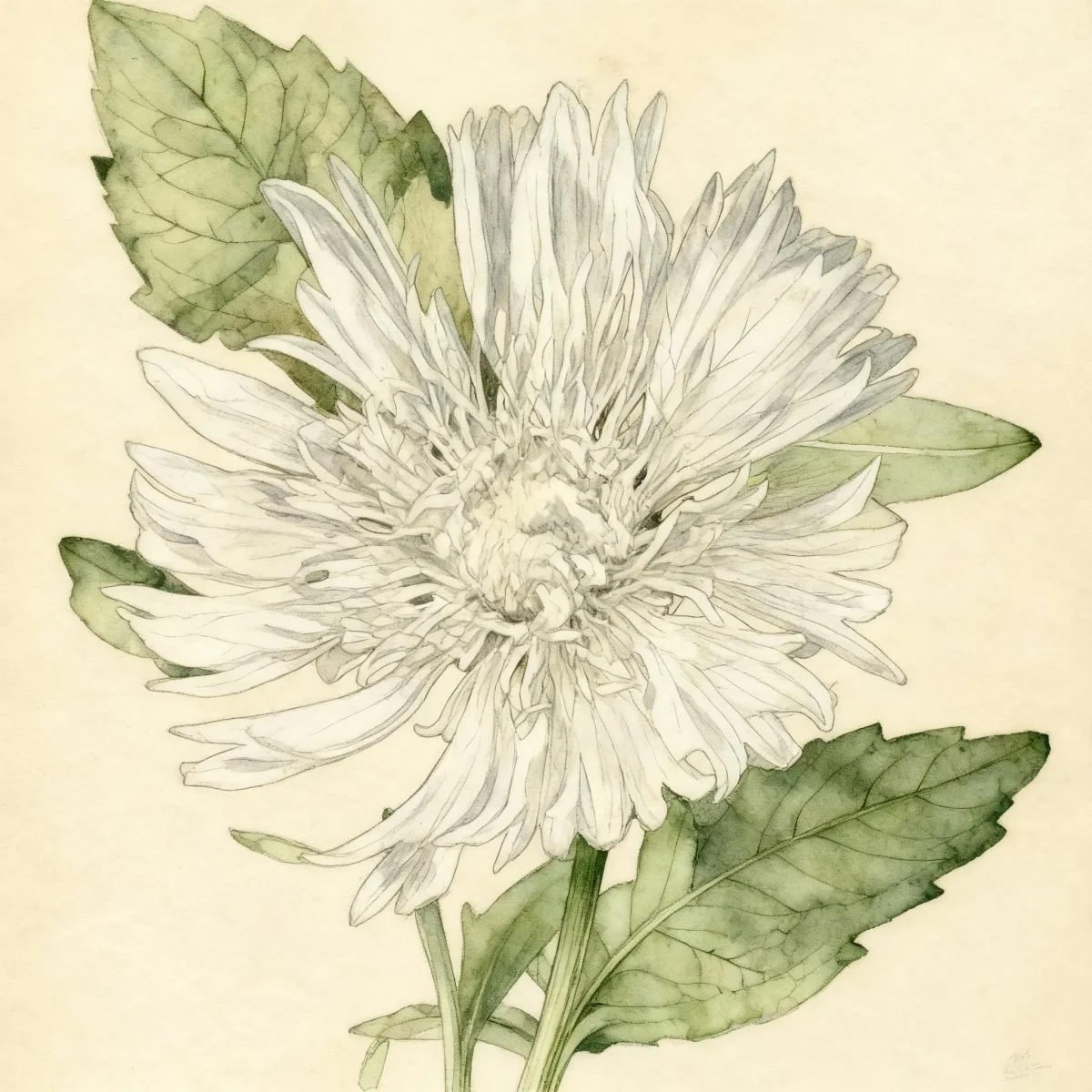 Stokes' aster (Stokesia laevis 'Silver Moon')