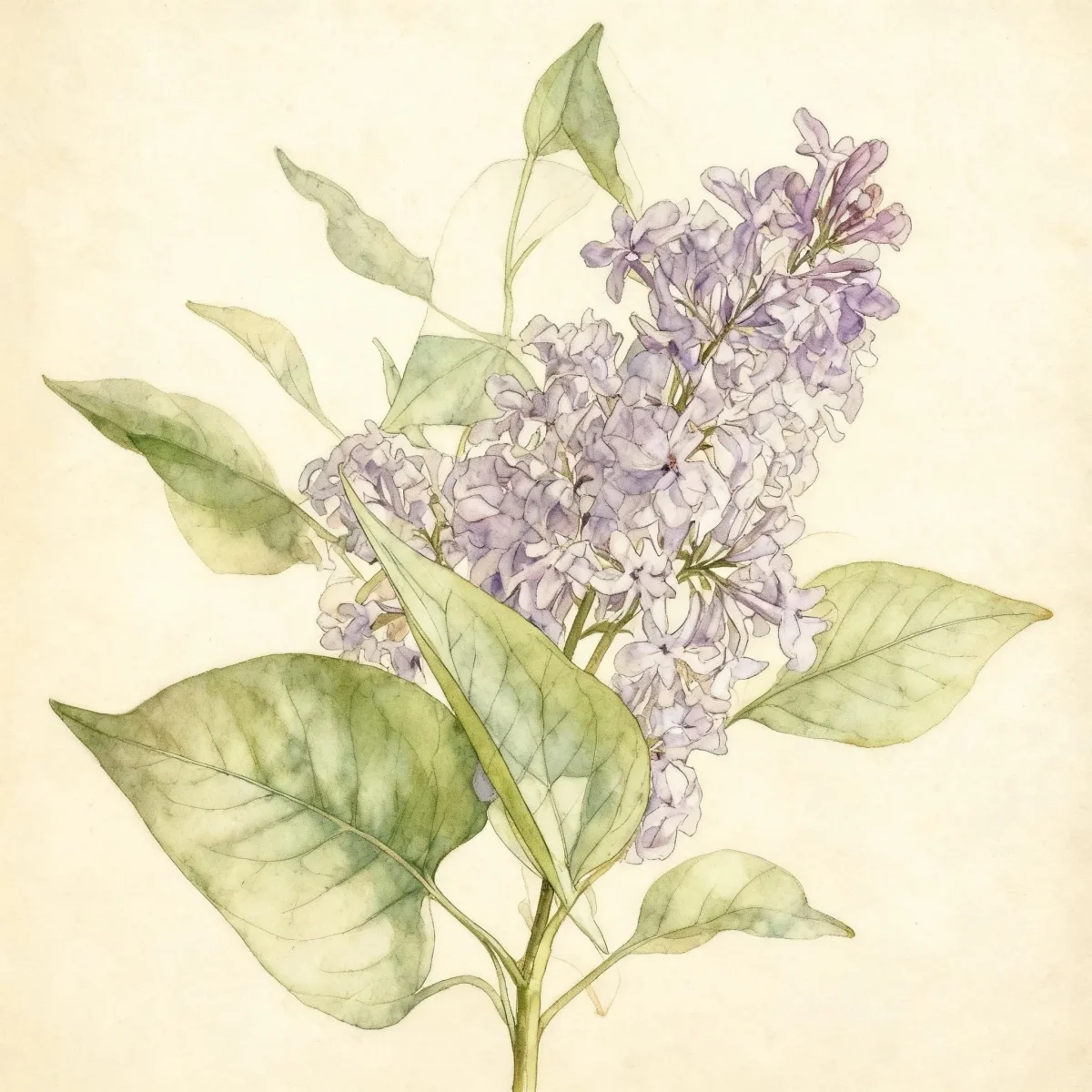 Common lilac (Syringa vulgaris 'Little Boy Blue')