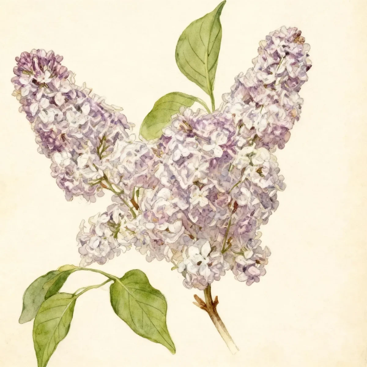Common lilac (Syringa vulgaris 'Marie Frances')