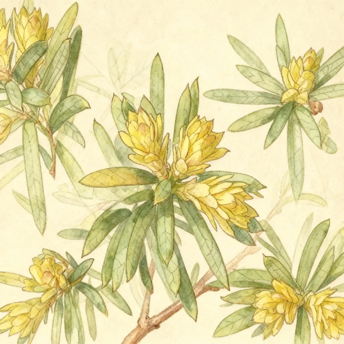 Japanese yew (Taxus cuspidata 'Nana Aurescens')