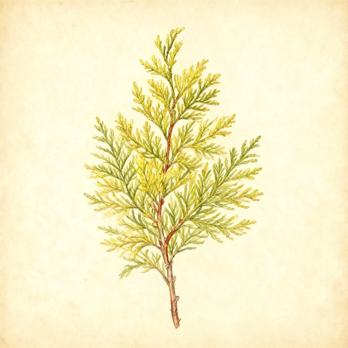 Western red cedar (Thuja plicata 'Aurea')