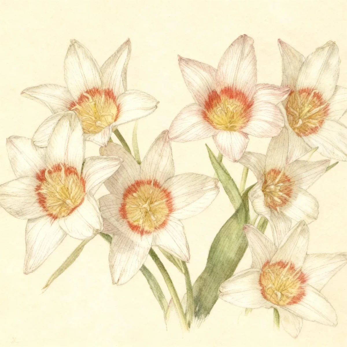 Kaufmanniana tulip (Tulipa 'Ancilla')