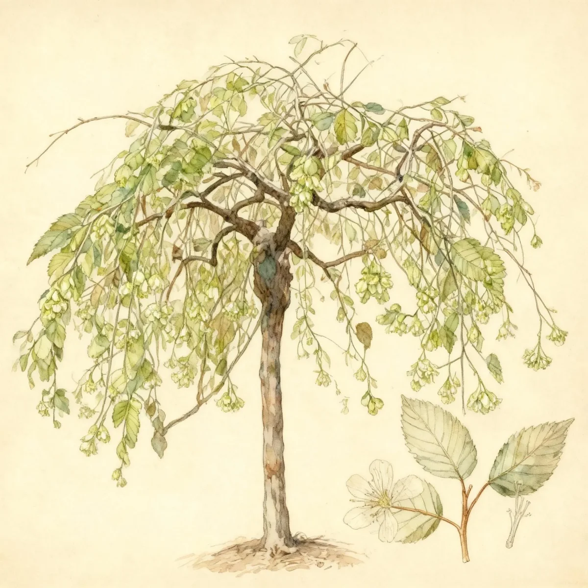 Scotch elm (Ulmus glabra 'Camperdownii')