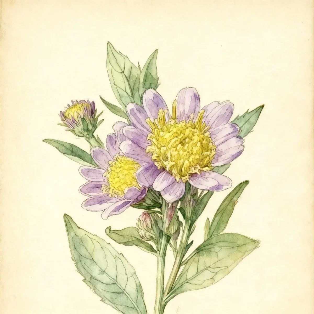 Tatarian aster (Aster tataricus 'Jindai')