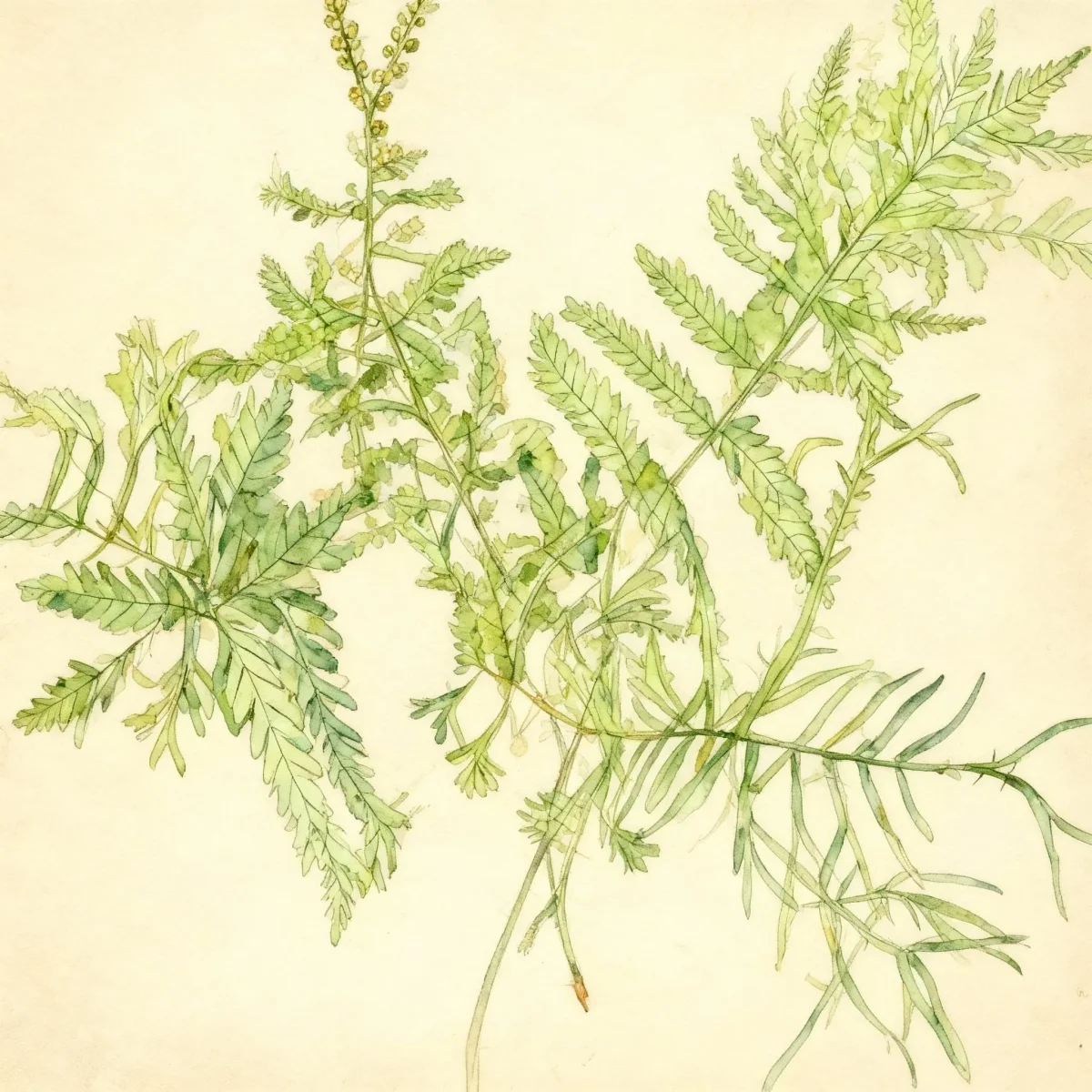 Male fern (Dryopteris filix-mas 'Linearis Polydactyla')