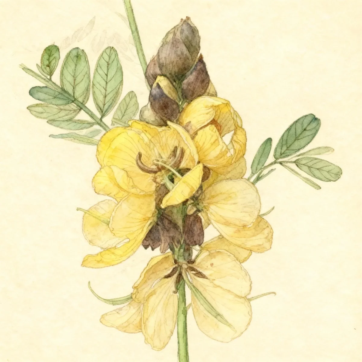 Popcorn cassia (Senna didymobotyra)