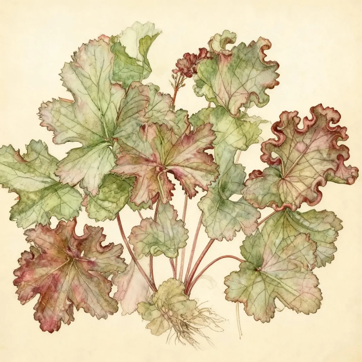 Coral bells (Heuchera 'Crimson Curls')