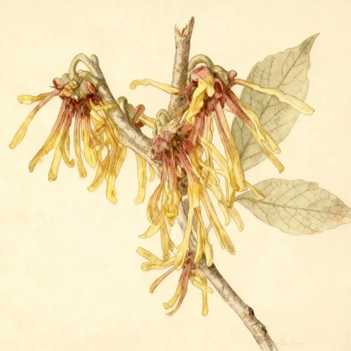 Ozark witch hazel (Hamamelis vernalis 'Autumn Embers')