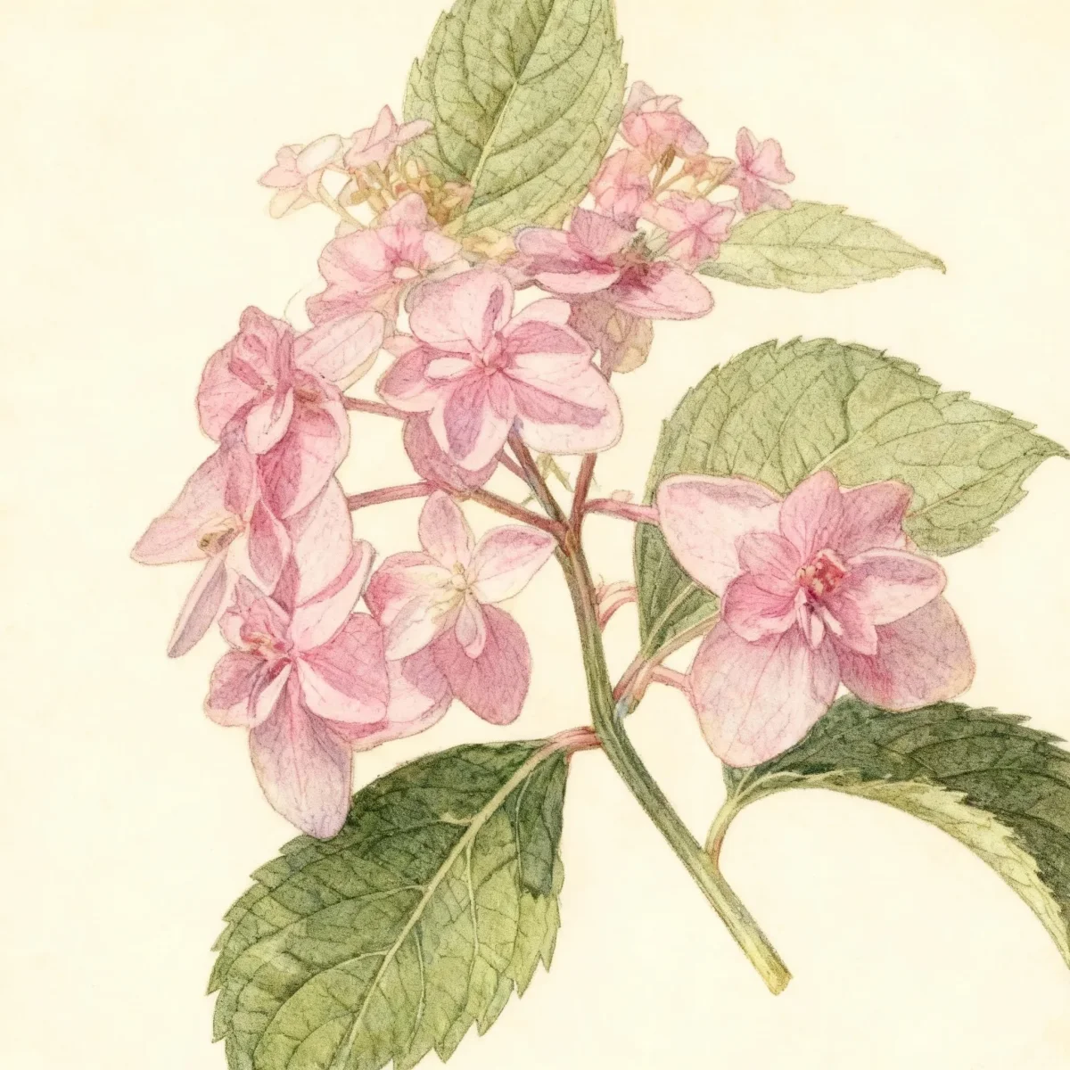 Hydrangea (Hydrangea 'Pretty Maiden')