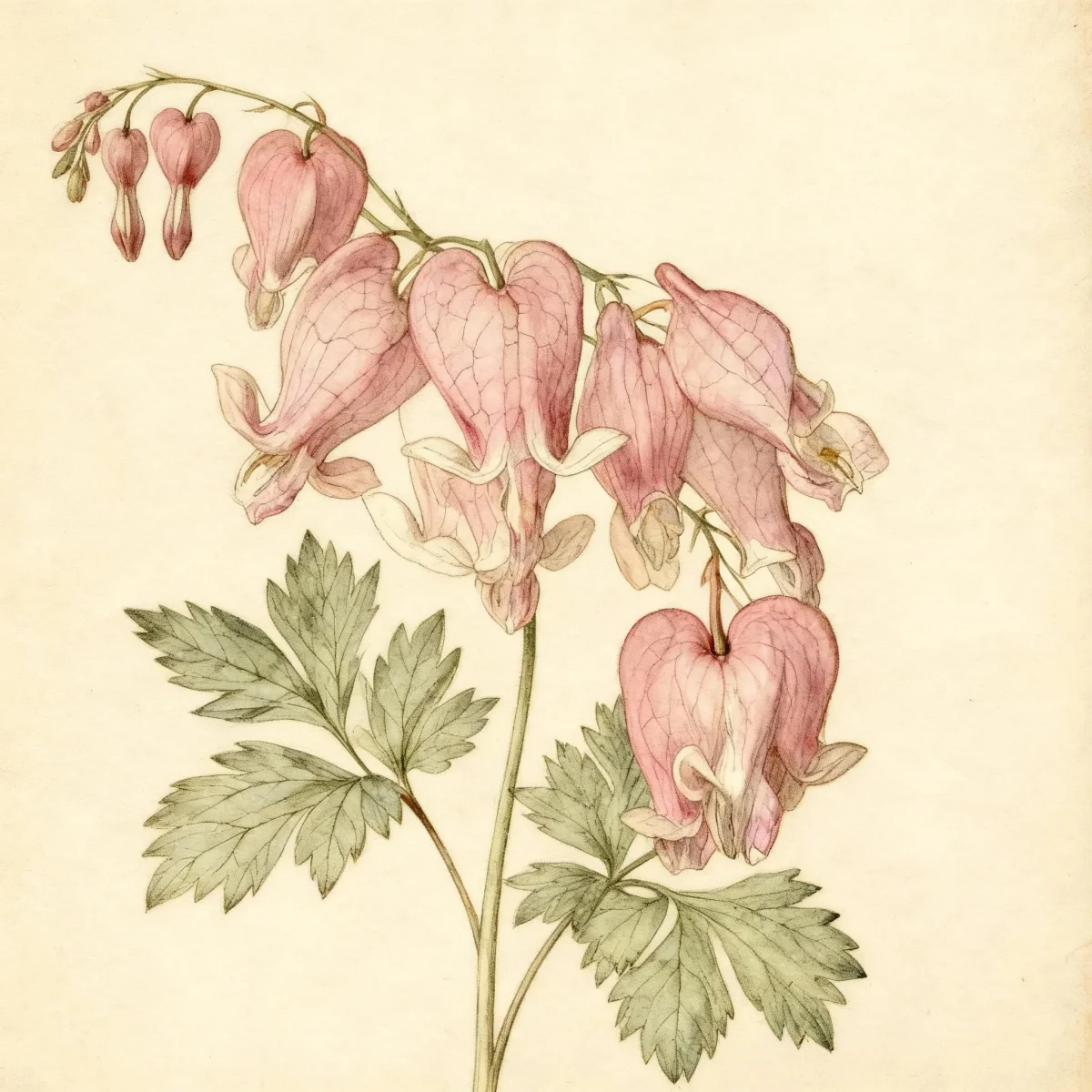 Bleeding heart (Dicentra 'King of Hearts')