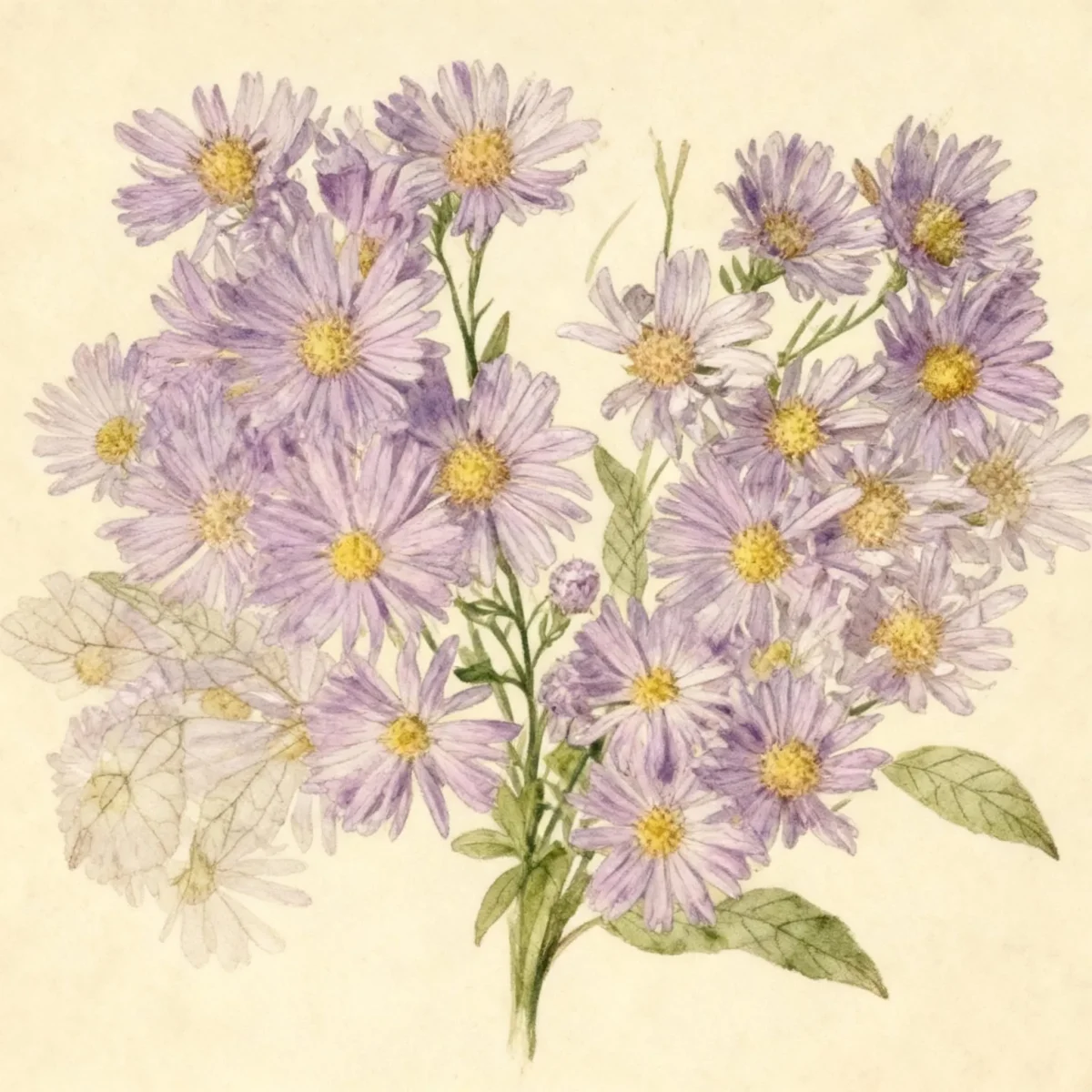 Michaelmas daisy (Aster 'Celeste')
