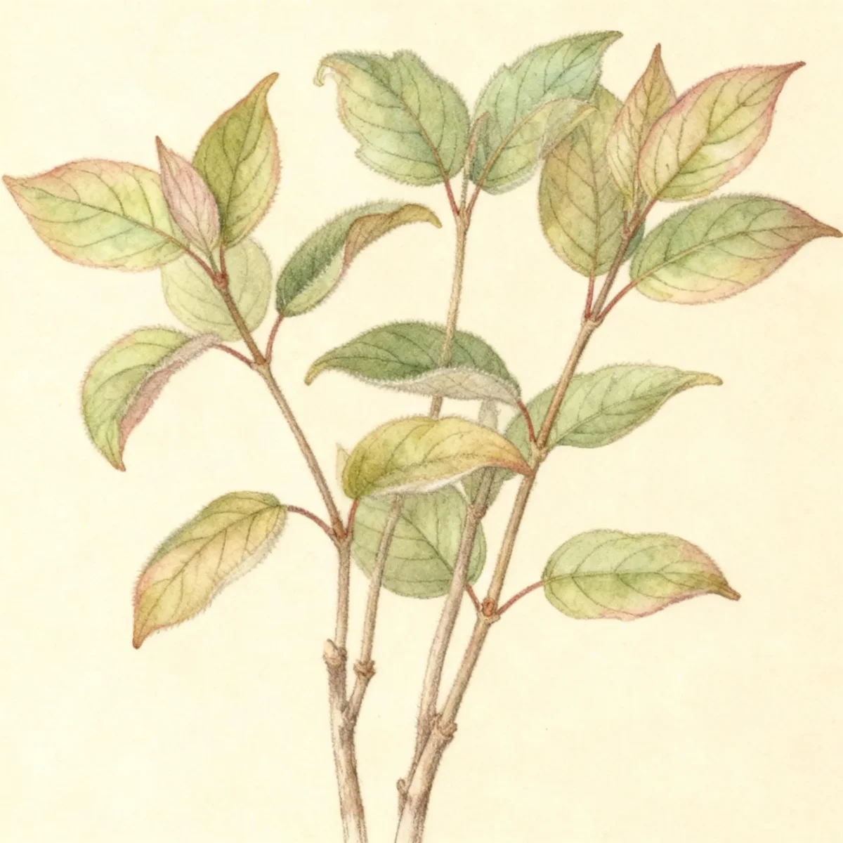 Doublefile viburnum (Viburnum plicatum f. tomentosum 'Watanabei')