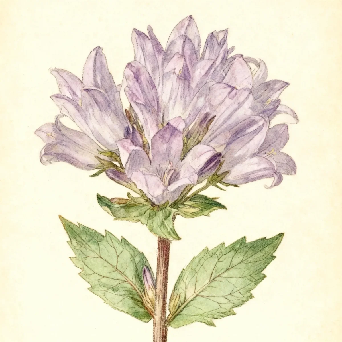 Clustered bellflower (Campanula glomerata 'Caroline')