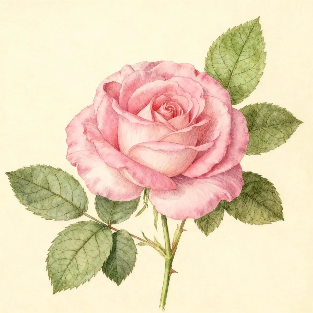 Hybrid tea rose (Rosa 'Meizeli' THE MCCARTNEY ROSE)