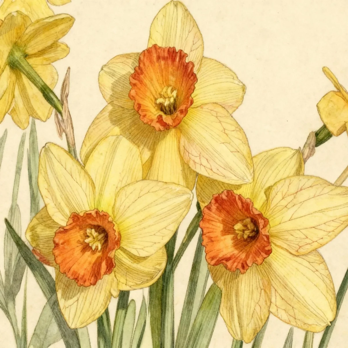 Large-cupped daffodil