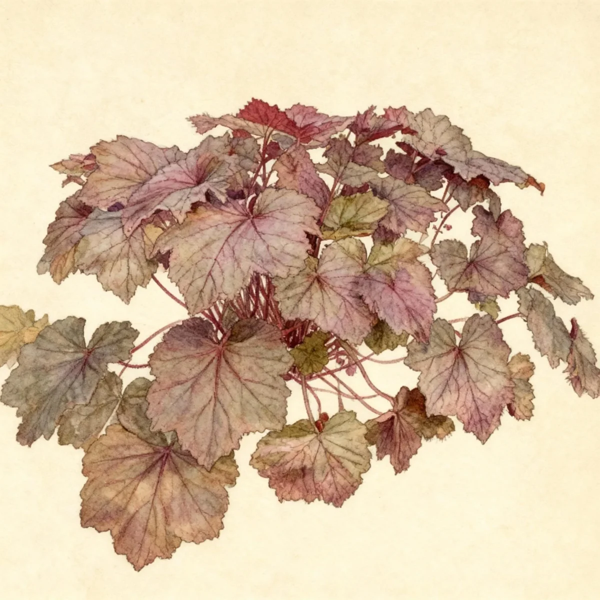 Hairy alum root (Heuchera villosa 'Purpurea')