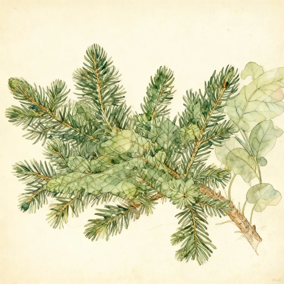 Frazier fir (Abies fraseri 'Kline's Nest')
