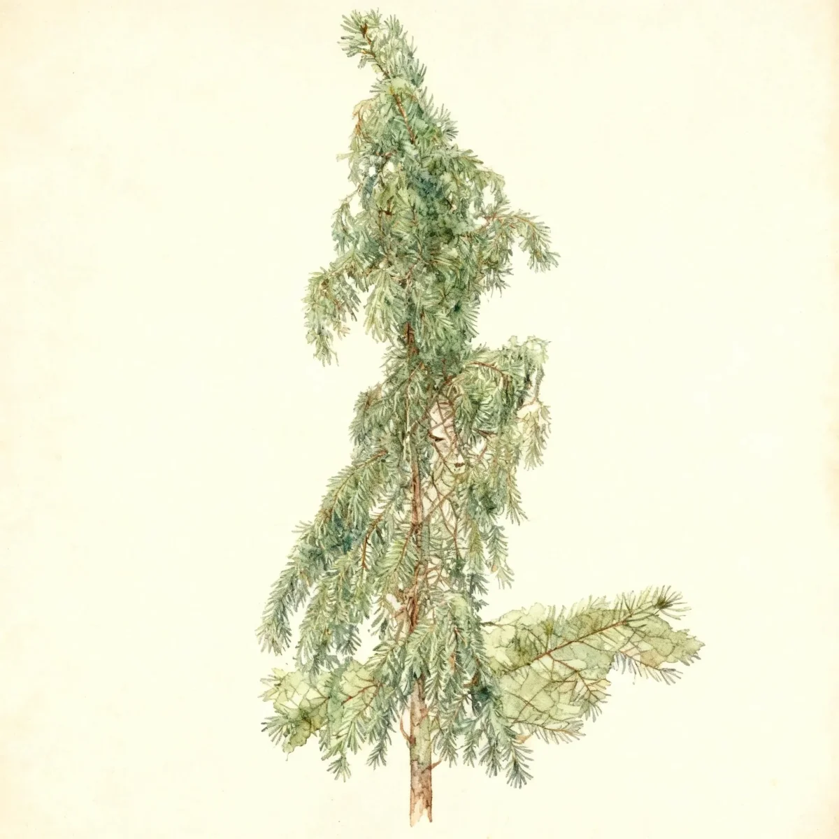 Serbian spruce (Picea omorika 'Berliner's Weeper')