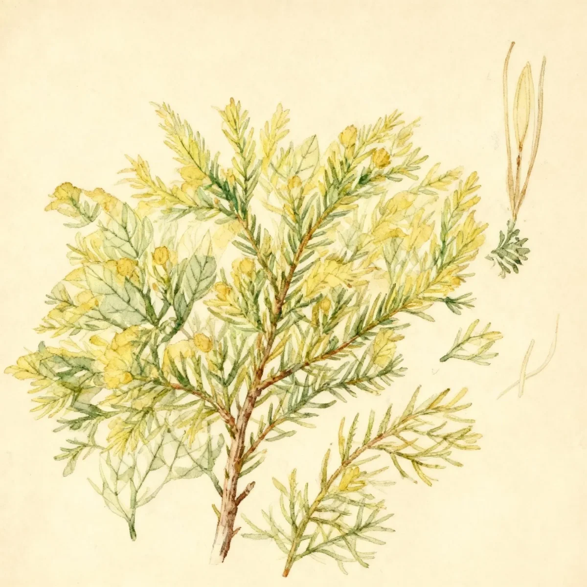 Juniper (Juniperus × pfitzeriana 'Saybrook Gold')