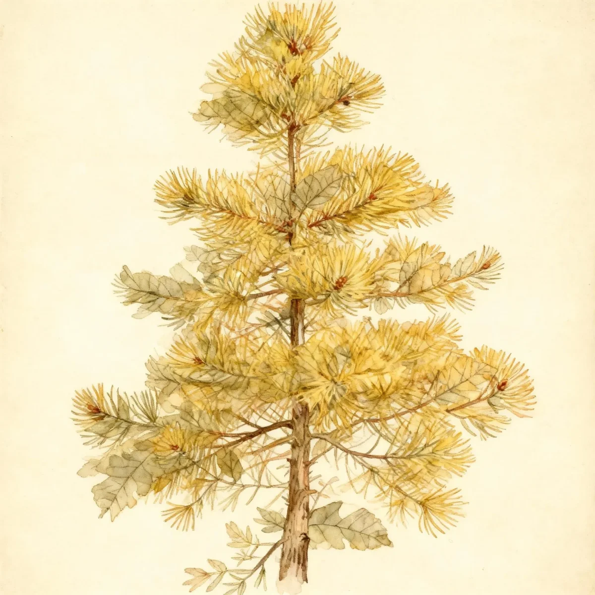 Golden Scotch pine