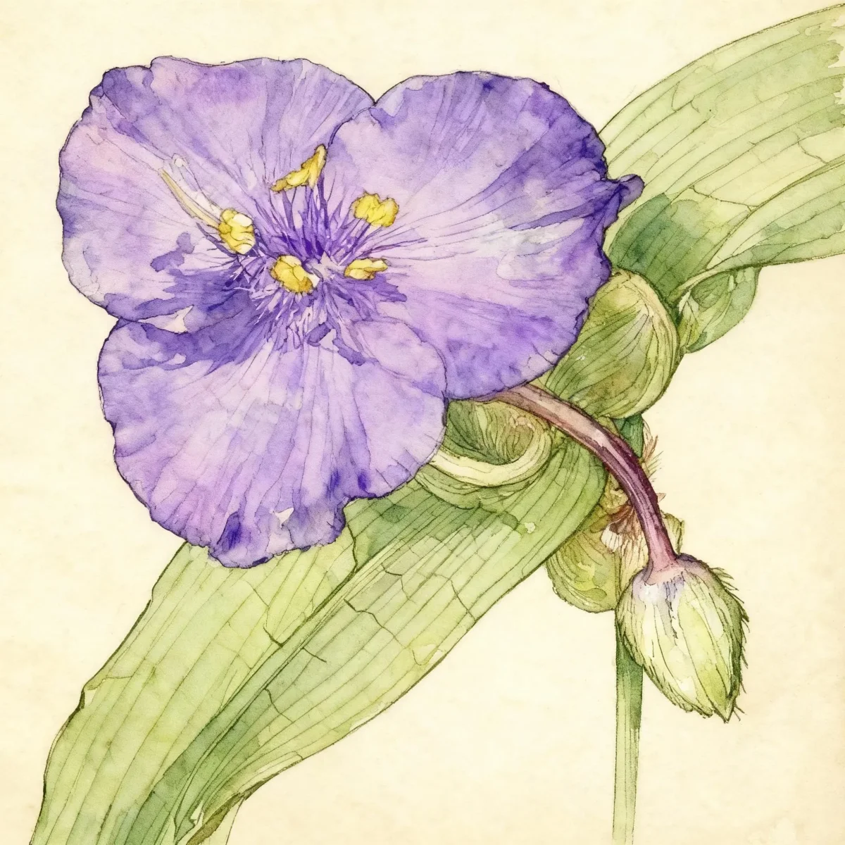 Spiderwort (Tradescantia (Andersoniana Group) 'Purple Profusion')