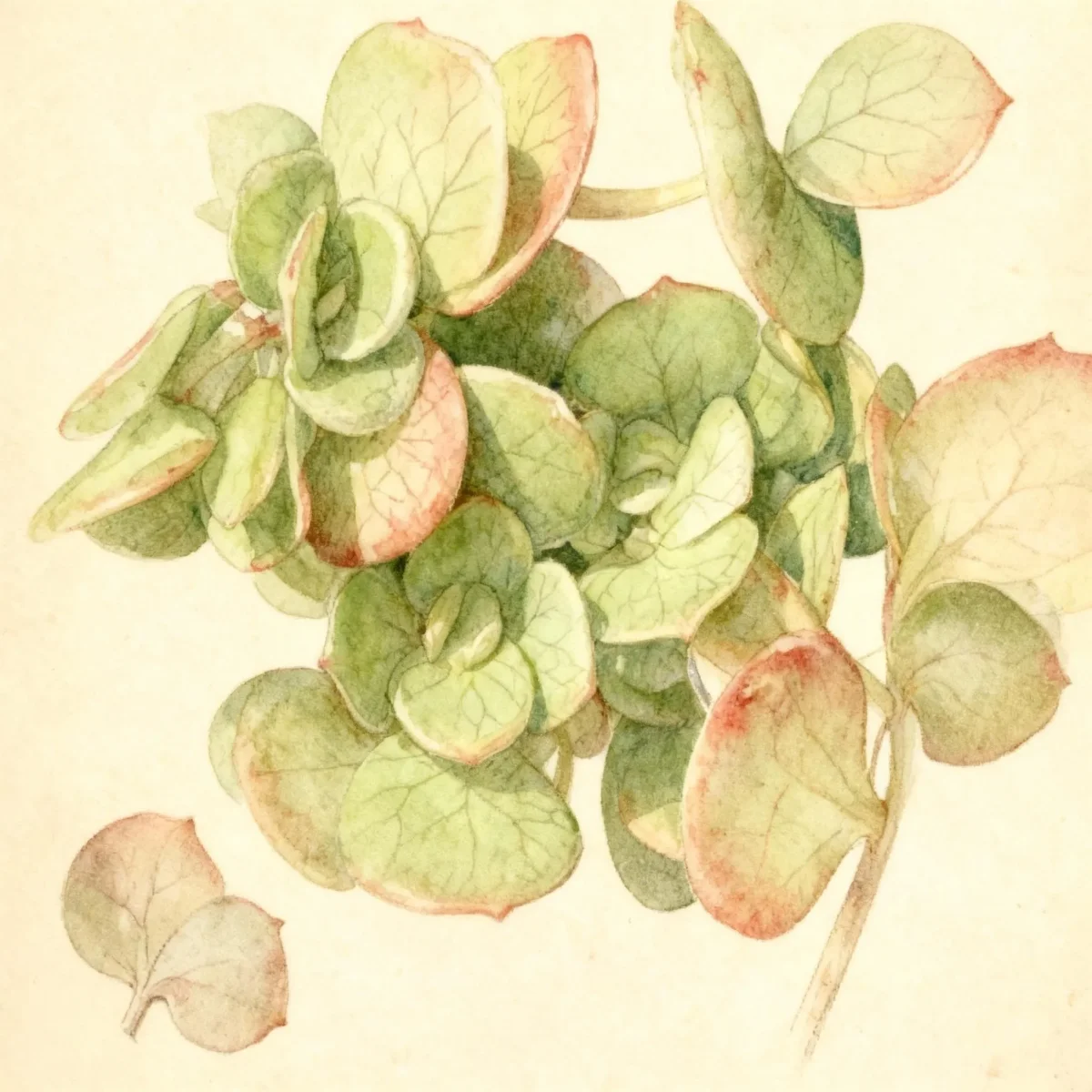 Chinese sedum (Sedum tetractinum 'Coral Reef')