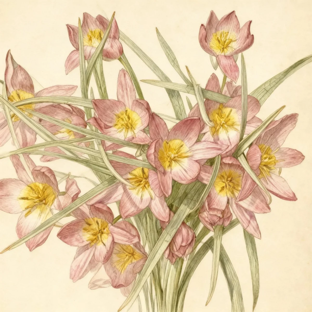 Miscellaneous tulip (Tulipa humilis 'Eastern Star')