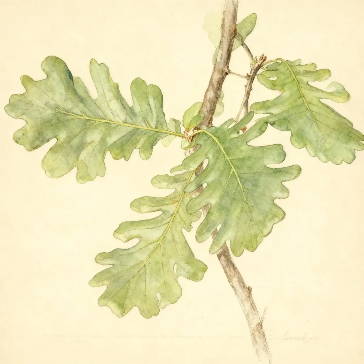 Hungarian oak (Quercus frainetto 'Schmidt' FOREST GREEN)