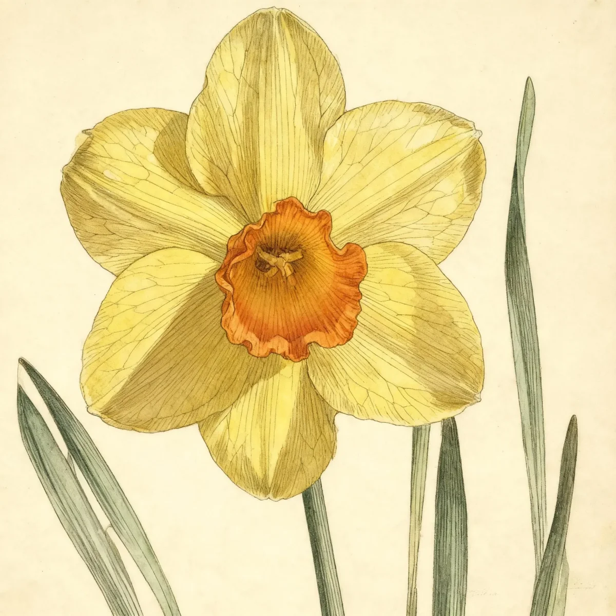 Large-cupped daffodil