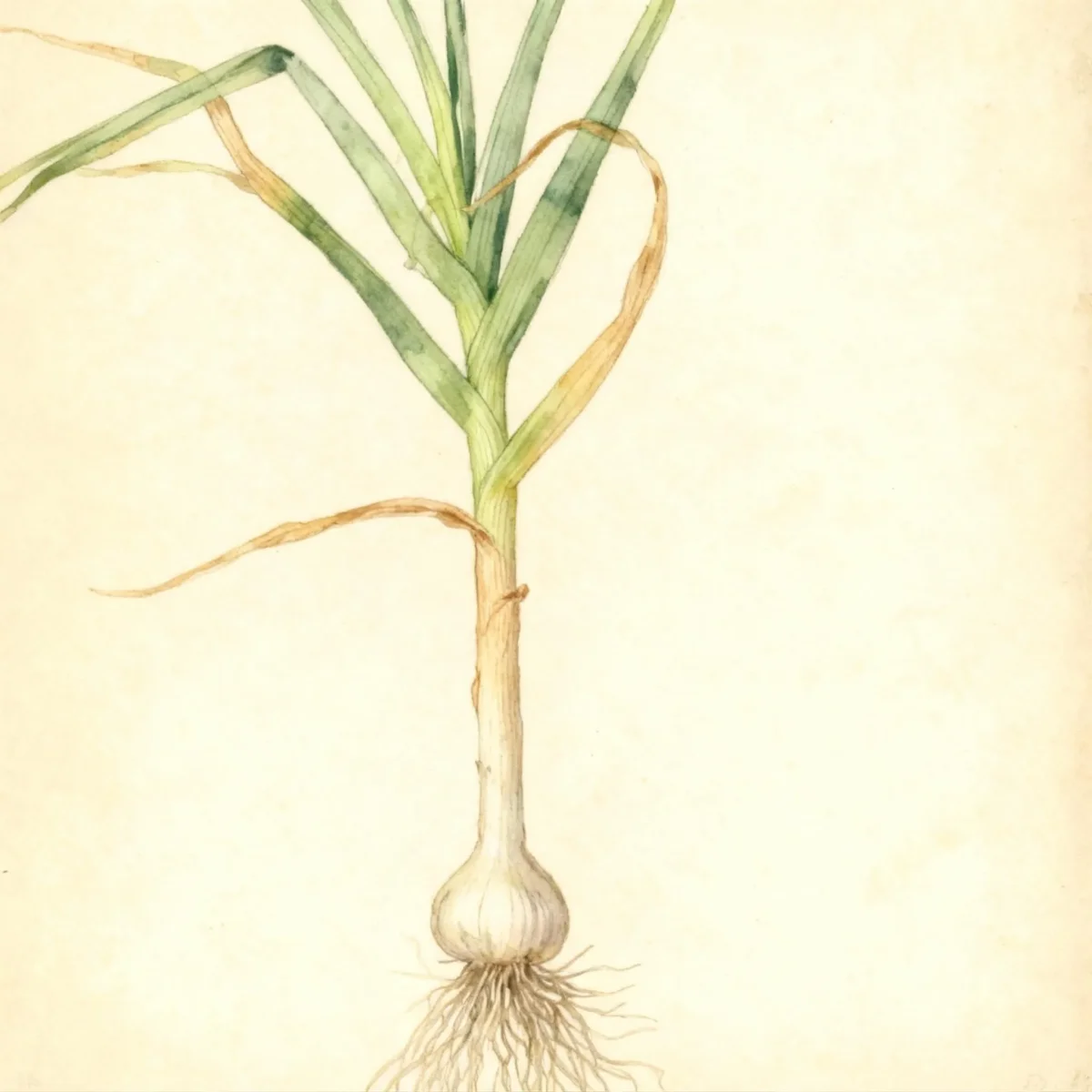 Cultivated garlic (Allium sativum)