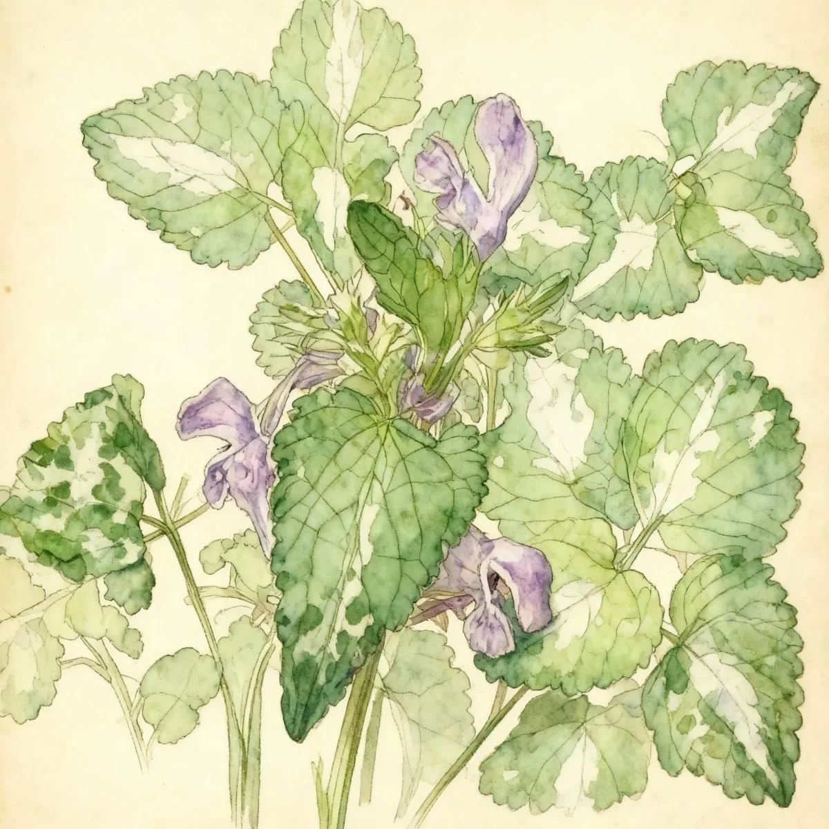 Spotted deadnettle (Lamium maculatum 'Elisabeth de Haas')