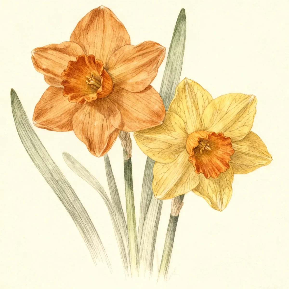 Large-cupped daffodil