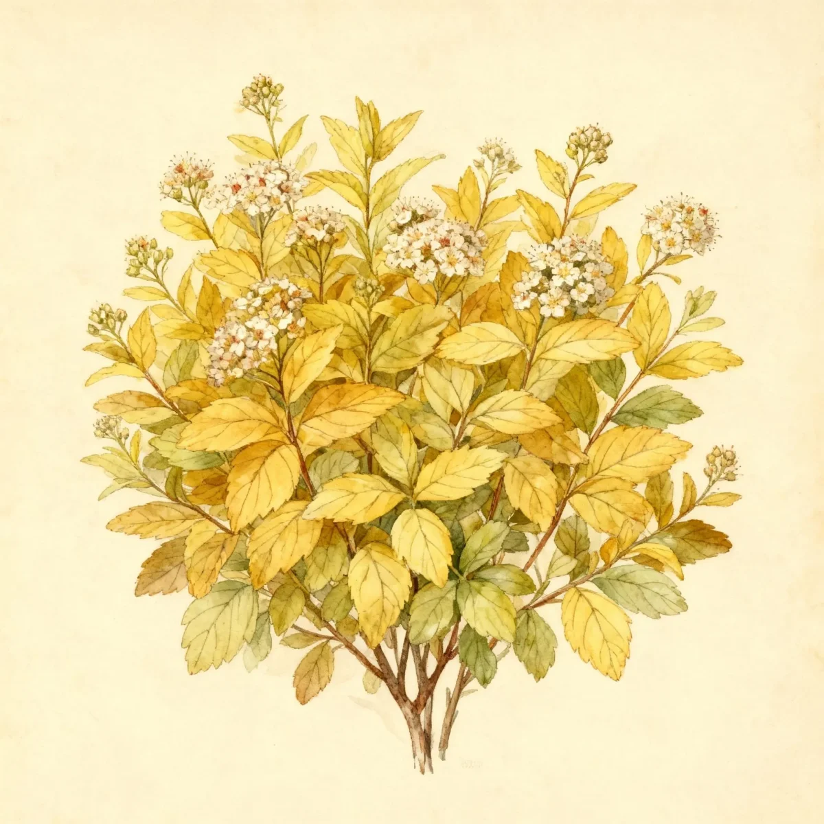 Japanese spirea (Spiraea japonica 'Golden Elf')