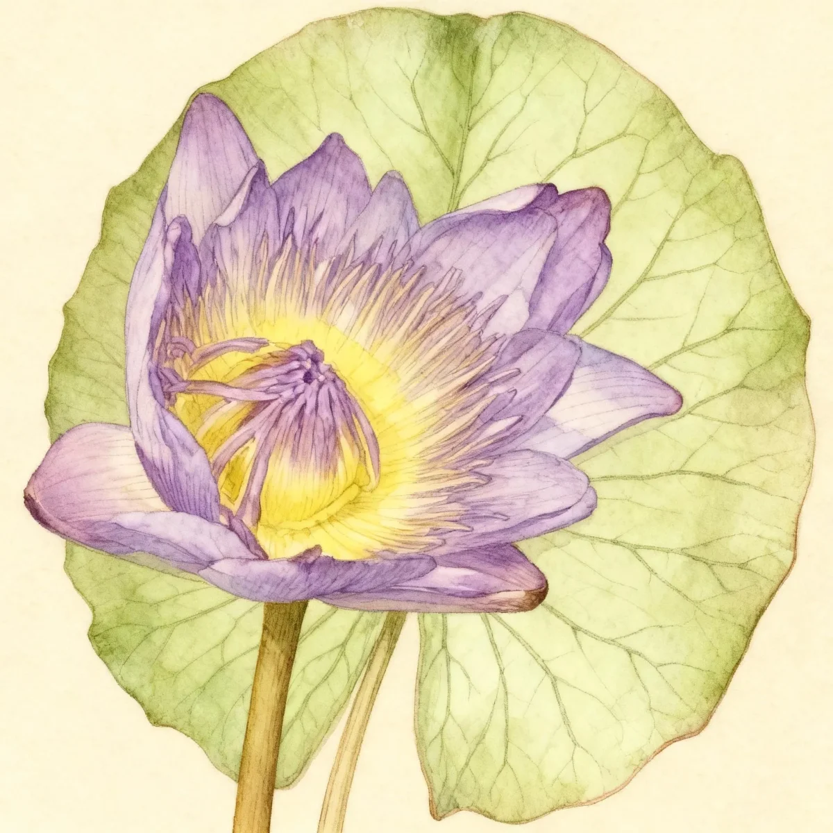 Tropical water lily (Nymphaea 'Tina')