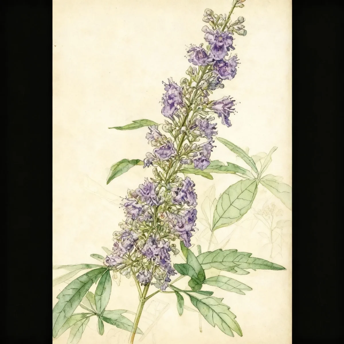 Chastetree (Vitex agnus-castus 'Shoal Creek')