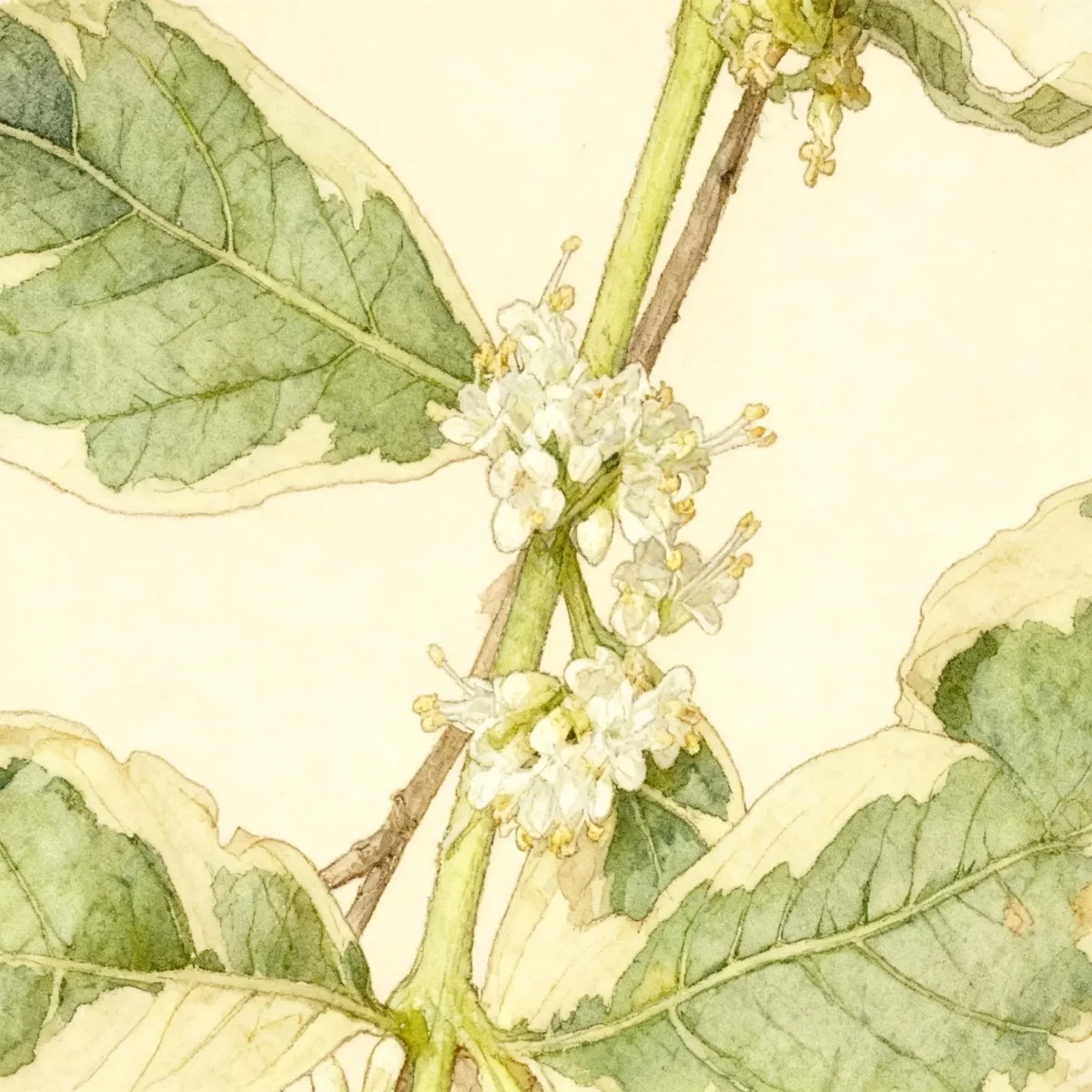 Beautyberry (Callicarpa dichotoma f. 'Duet')