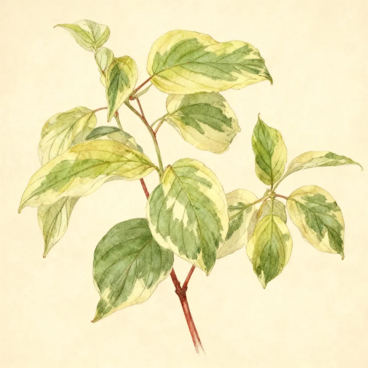 Red twig dogwood (Cornus sericea 'Hedgerows Gold')