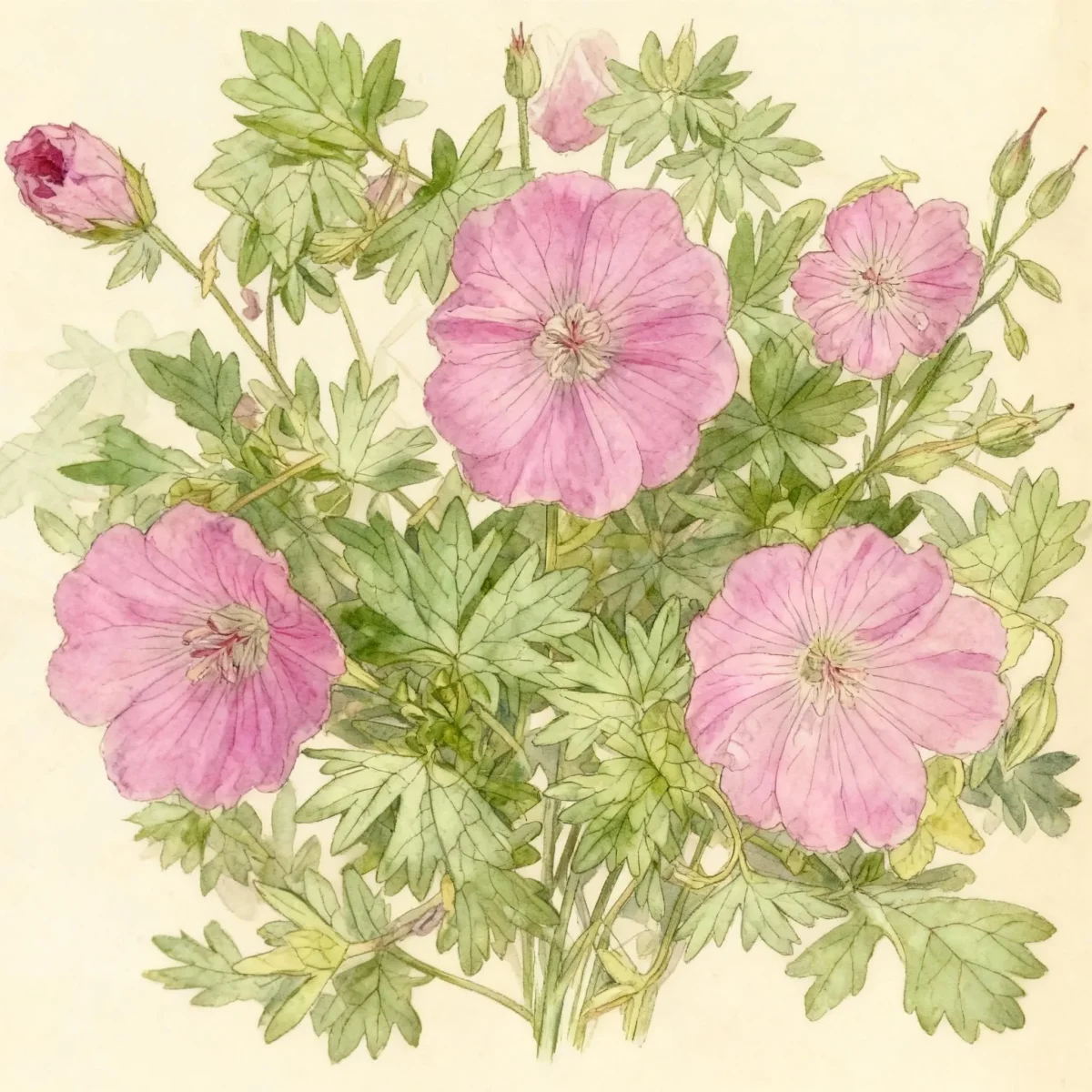 Bloody cranesbill (Geranium sanguineum 'Little Bead')