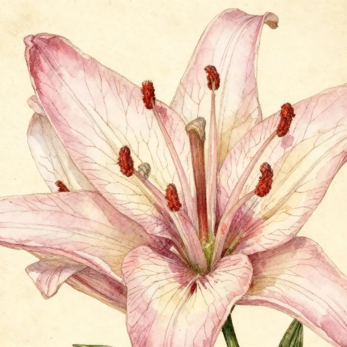 Asiatic lily (Lilium 'First Lady')