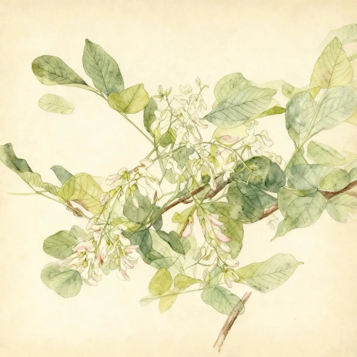 Yellowwood (Cladrastis kentukea 'Perkins Pink')