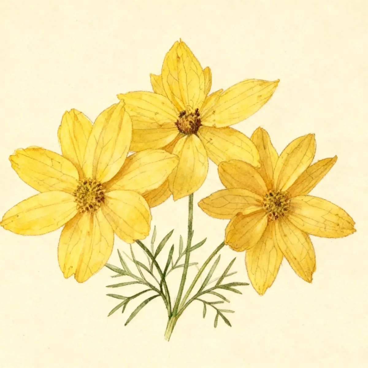 Tickseed (Coreopsis 'Creme Brulee')